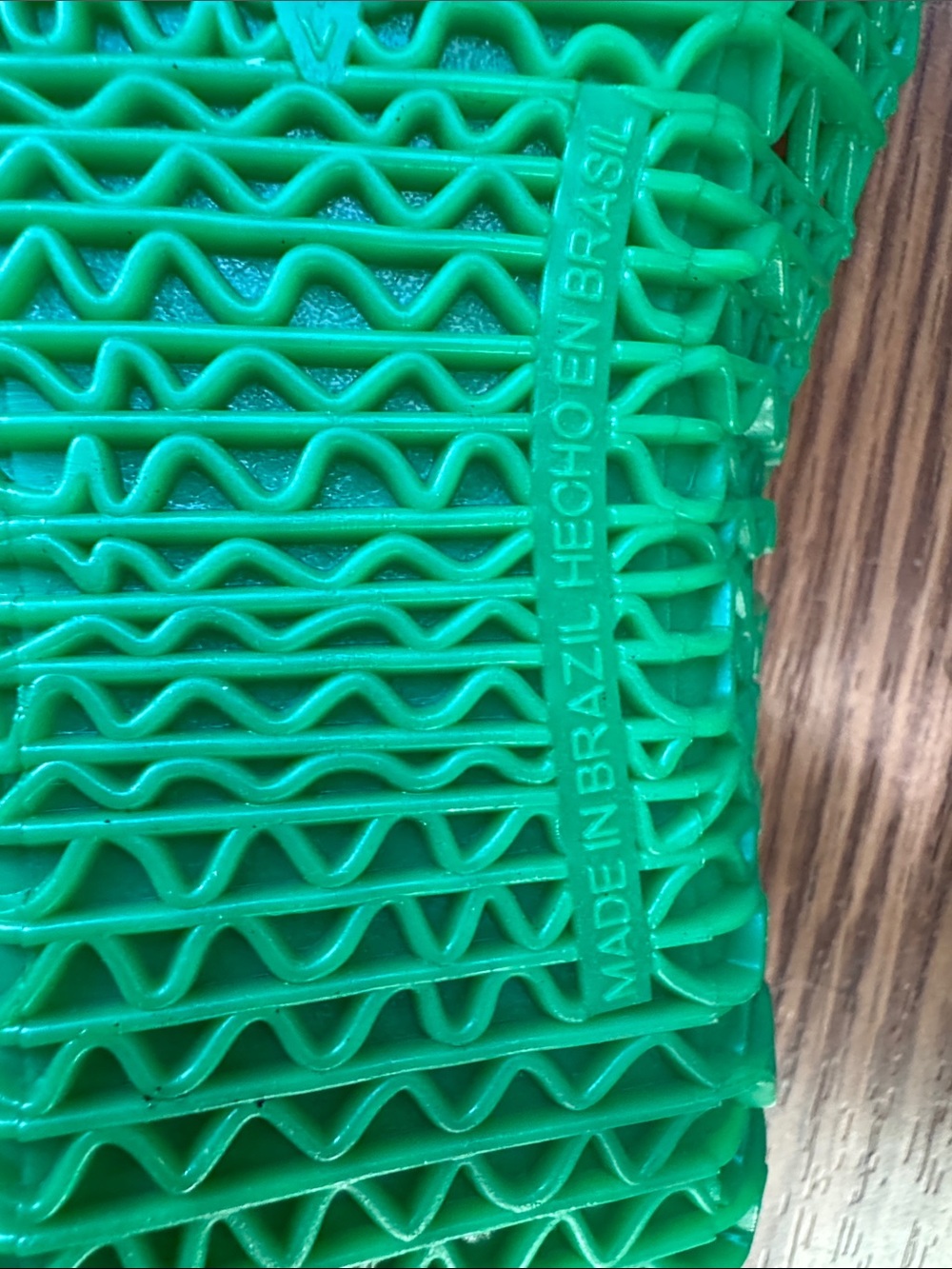 Melissa + Campana Kelly Green Lattice Jelly Flats Size  9 - Picture 9 of 10